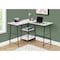 Monarch Specialties Computer Desk, Home Office, Corner, 48"L, L Shape, Work, Laptop, Metal, White Marble Look I 7595 - alternate 2